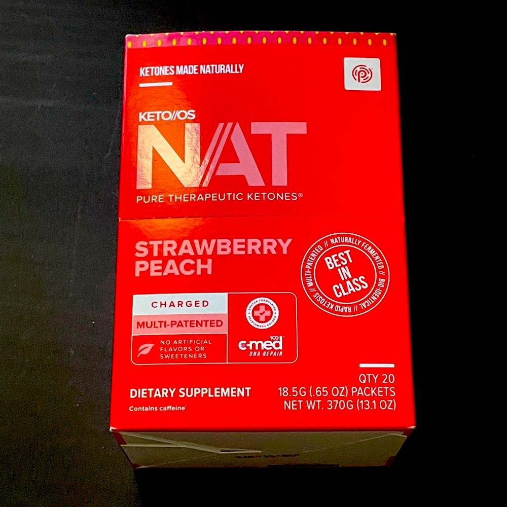 Prüvit Keto OS Strawberry Peach Ketones (charged)